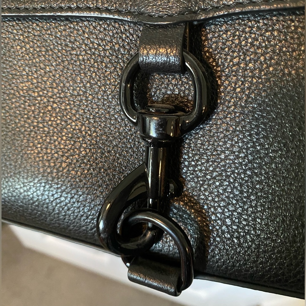 Rebecca Minkoff Purse Crossbody Black Handbag - Picture 7 of 14